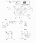 Camshaft Crankshaft Cylinder Engine Sump Lubrication Piston Group Diagram and Parts List for 128602-0339-E1  Briggs and Stratton Engine